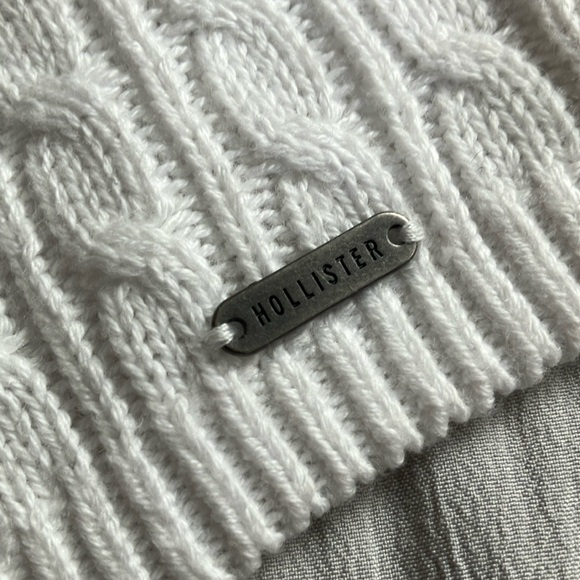 White Cable Knit Women's Cami-Top - Picture 2 of 4